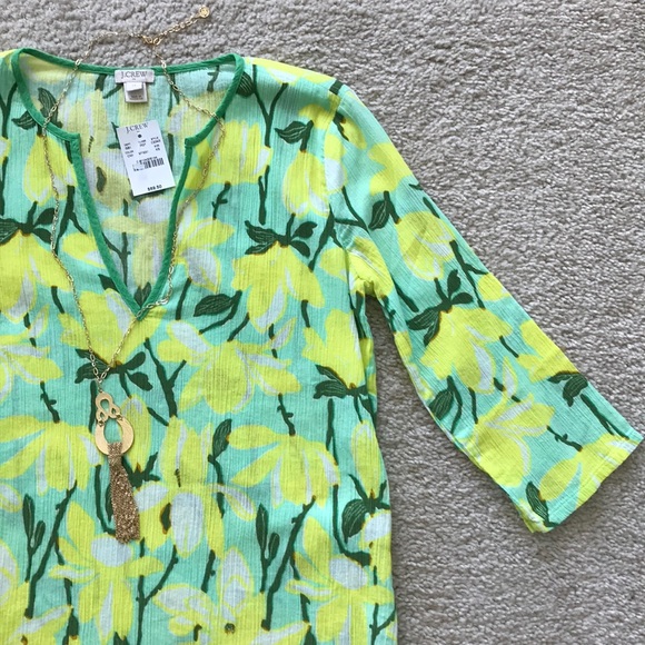 🚫SOLD🚫J. Crew Tissue Tunic - Picture 4 of 6